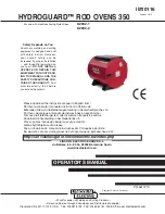 Lincoln Electric HYDROGUARD 350 Operator'S Manual preview