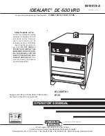 Lincoln Electric IDEALARC DC-600 VRD Operator'S Manual preview