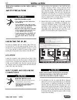 Preview for 10 page of Lincoln Electric IDEALARC SP-255 Operator'S Manual