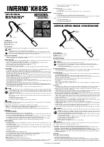 Предварительный просмотр 1 страницы Lincoln Electric INFERNO KH825 Instruction Manual