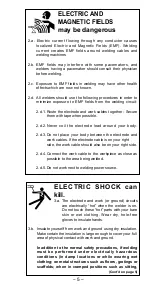 Предварительный просмотр 5 страницы Lincoln Electric INNERSHIELD NR-202 Welding Instruction Manual