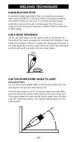 Предварительный просмотр 21 страницы Lincoln Electric INNERSHIELD NR-202 Welding Instruction Manual