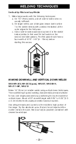 Предварительный просмотр 23 страницы Lincoln Electric INNERSHIELD NR-202 Welding Instruction Manual