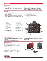 Предварительный просмотр 2 страницы Lincoln Electric INVERTEC V205-T DC Technical Specifications