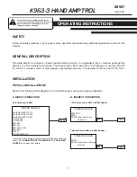 Предварительный просмотр 1 страницы Lincoln Electric K963-3 Operating Instructions