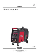 Lincoln Electric LF 52D Operator'S Manual предпросмотр