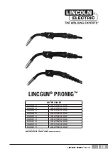 Lincoln Electric LINCGUN PROMIG W000345063-2 Manual preview