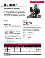 Lincoln Electric LT-7 Tractor Technical Specifications preview