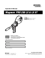 Lincoln Electric Magnum PRO 250 LX Operator'S Manual предпросмотр