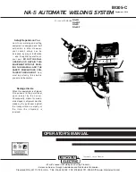 Lincoln Electric NA-5 Operator'S Manual preview