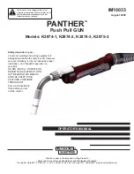 Lincoln Electric PANTHER K2874-1 Operator'S Manual preview