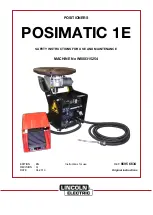 Lincoln Electric POSIMATIC 1E Safety Instruction For Use And Maintenance preview