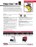 Preview for 1 page of Lincoln Electric Power Feed 10R Technical Specifications