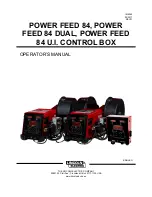 Preview for 1 page of Lincoln Electric POWER FEED 84 DUAL Operator'S Manual