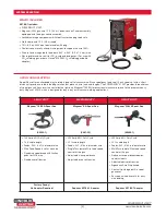 Preview for 5 page of Lincoln Electric Power Mig 215 XT Technical Specifications