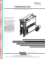 Lincoln Electric Power MIG 255C Service Manual preview