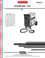 Lincoln Electric POWER MIG SVM157-A Service Manual preview
