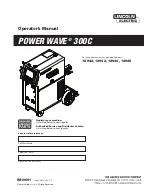 Preview for 1 page of Lincoln Electric POWER WAVE 300C Operator'S Manual