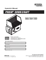 Preview for 1 page of Lincoln Electric PRISM DOWN DRAFT Operator'S Manual