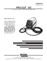 Lincoln Electric PRO-CUT 80 Service Manual предпросмотр