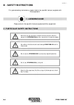 Предварительный просмотр 6 страницы Lincoln Electric Pyrotome SE Safety Instruction For Use And Maintenance