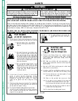 Preview for 2 page of Lincoln Electric RANGER 10-LX Service Manual