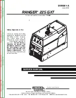 Lincoln Electric RANGER 225 GXT Service Manual preview