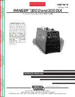 Preview for 1 page of Lincoln Electric RANGER 300 D Service Manual