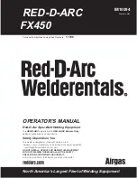 Lincoln Electric RED-D-ARC FX450 Operator'S Manual preview