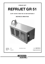 Lincoln Electric REFRIJET GR 51 Safety Instruction For Use And Maintenance preview