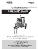 Lincoln Electric SHIELD-ARC 400AS-50 Operating Manual preview