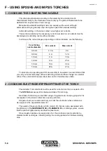 Preview for 12 page of Lincoln Electric SP20/MP2 Series Safety Instruction For Use And Maintenance