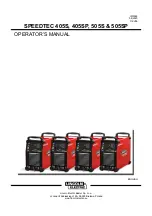 Preview for 1 page of Lincoln Electric SPEEDTEC 405S Operator'S Manual