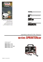 Lincoln Electric SPRINTERcar 1225 Operating Manual preview