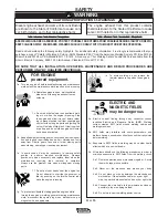 Preview for 2 page of Lincoln Electric SQUARE WAVE IM467-B Operator'S Manual