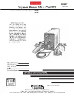 Lincoln Electric SQUARE WAVE IM687 Operator'S Manual preview