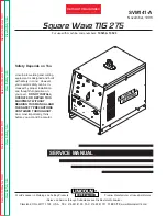 Lincoln Electric SQUARE WAVE SVM141-A Service Manual предпросмотр