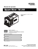 Preview for 25 page of Lincoln Electric Square Wave TIG 200 Operator'S Manual