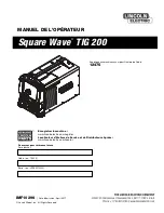 Preview for 49 page of Lincoln Electric Square Wave TIG 200 Operator'S Manual