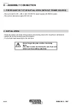 Preview for 28 page of Lincoln Electric SUBARC 5 Instructions For Use And Maintenance Manual