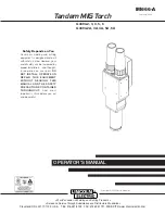 Предварительный просмотр 1 страницы Lincoln Electric TANDEM IM666-A Operator'S Manual