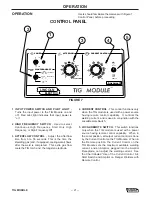 Preview for 32 page of Lincoln Electric TIG MODULE IM528-B Operator'S Manual