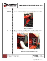 Предварительный просмотр 8 страницы Lincoln Electric Torchmate 4400 Replacing Manual