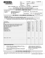 Lincoln Electric UltraCore 712A80 SR Datasheet preview