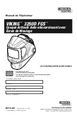 Preview for 37 page of Lincoln Electric VIKING 3250D FGS Operator'S Manual