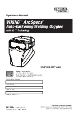 Preview for 1 page of Lincoln Electric VIKING ArcSpecs Operator'S Manual