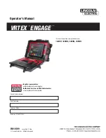 Preview for 1 page of Lincoln Electric VRTEX ENGAGE Operator'S Manual