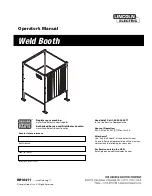 Lincoln Electric Weld Booth Operator'S Manual предпросмотр