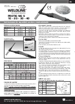 Preview for 13 page of Lincoln Electric WELDLINE PROTIG NG S 10 Instructions For Safety, Use And Maintenance