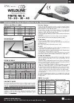 Preview for 17 page of Lincoln Electric WELDLINE PROTIG NG S 10 Instructions For Safety, Use And Maintenance